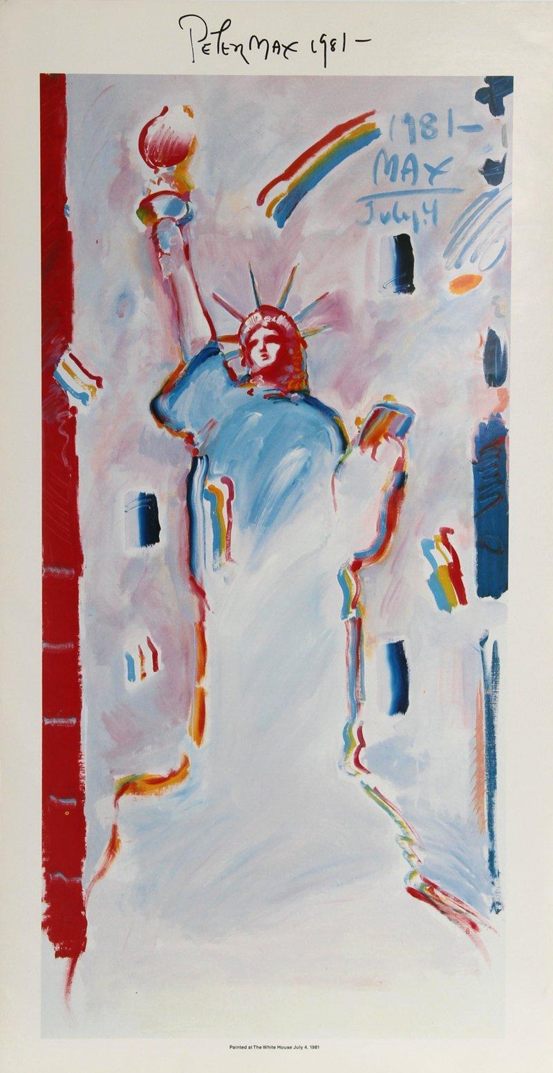 Statue of Liberty 1 Poster | Peter Max,{{product.type}}