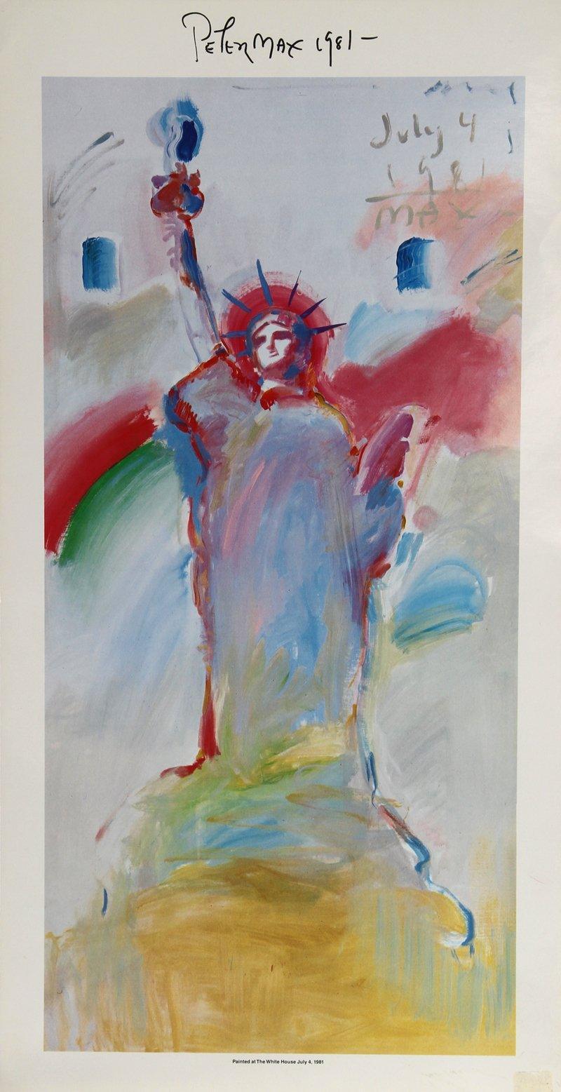 Statue of Liberty 2 Poster | Peter Max,{{product.type}}