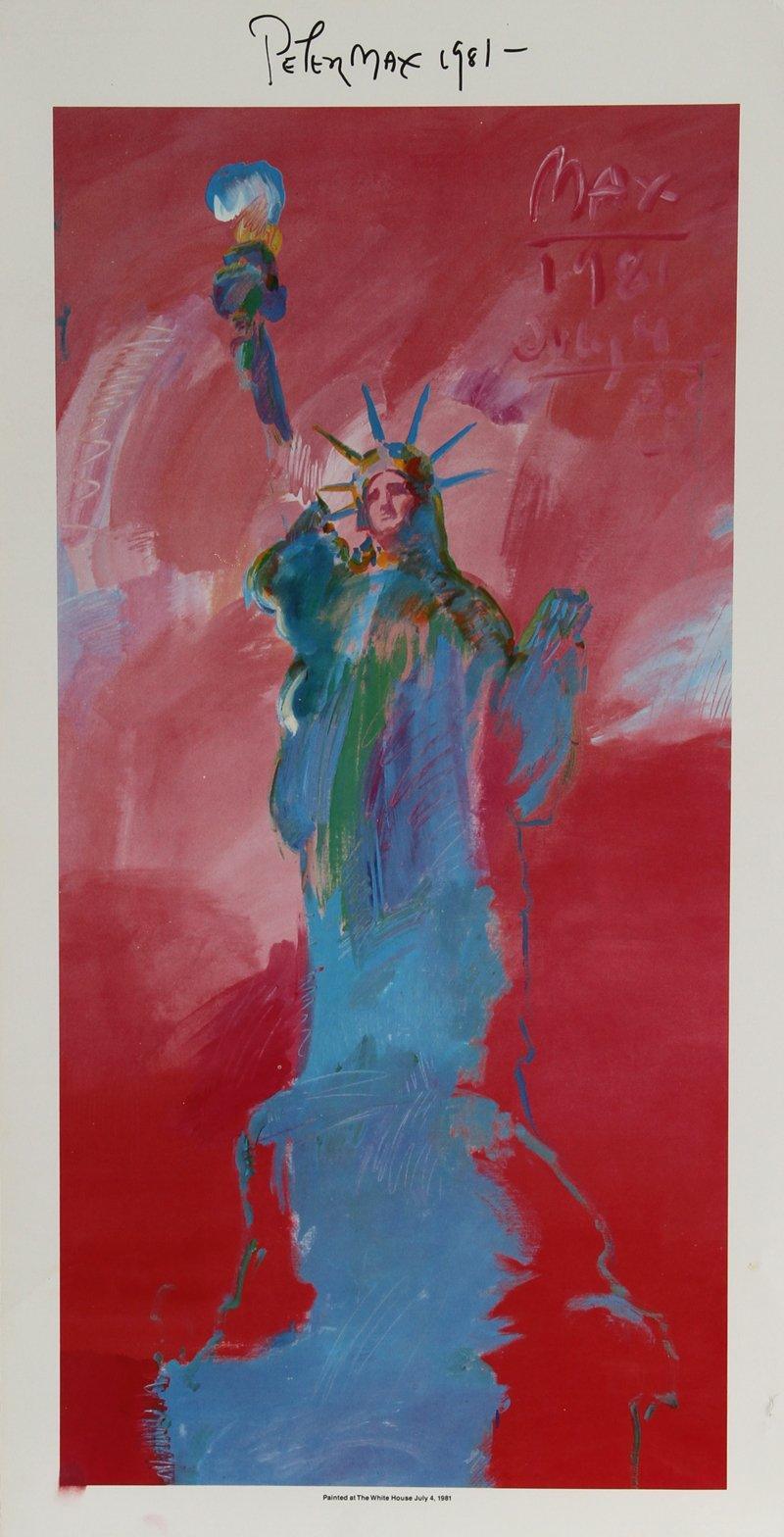 Statue of Liberty  5 Poster | Peter Max,{{product.type}}