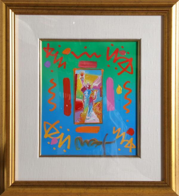Statue of Liberty Acrylic | Peter Max,{{product.type}}