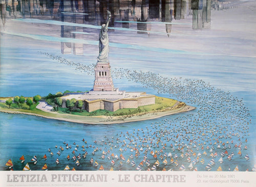 Statue of Liberty Poster | Letizia Pitigliani,{{product.type}}