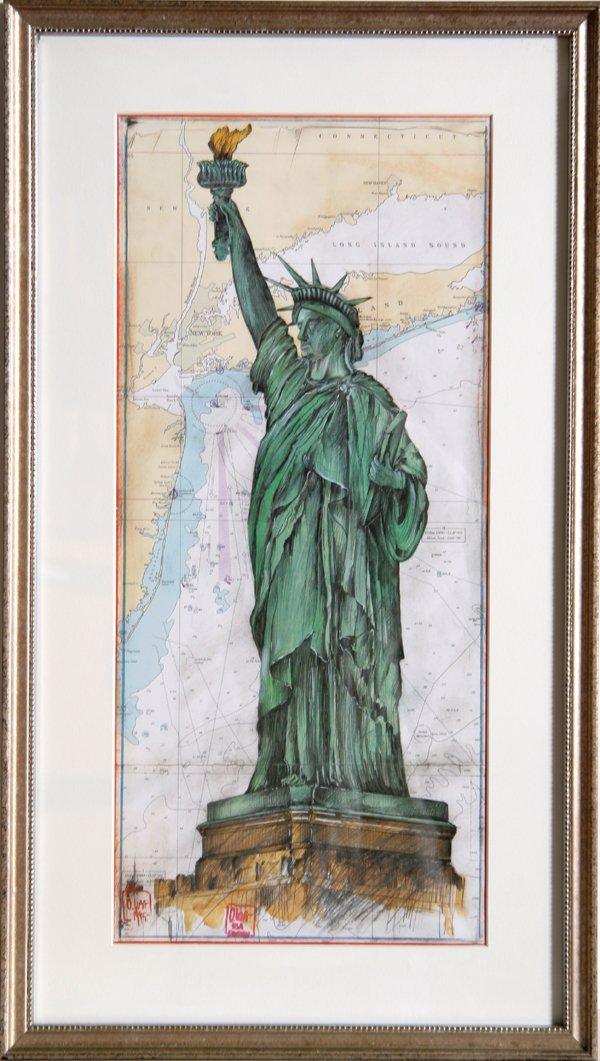 Statue of Liberty Poster | Ole West,{{product.type}}