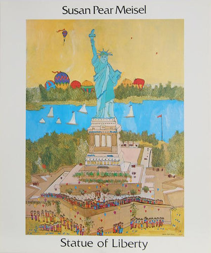 Statue of Liberty Poster | Susan Pear Meisel,{{product.type}}