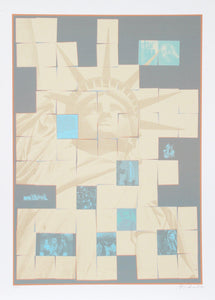 Statue of Liberty Screenprint | George Drexel,{{product.type}}