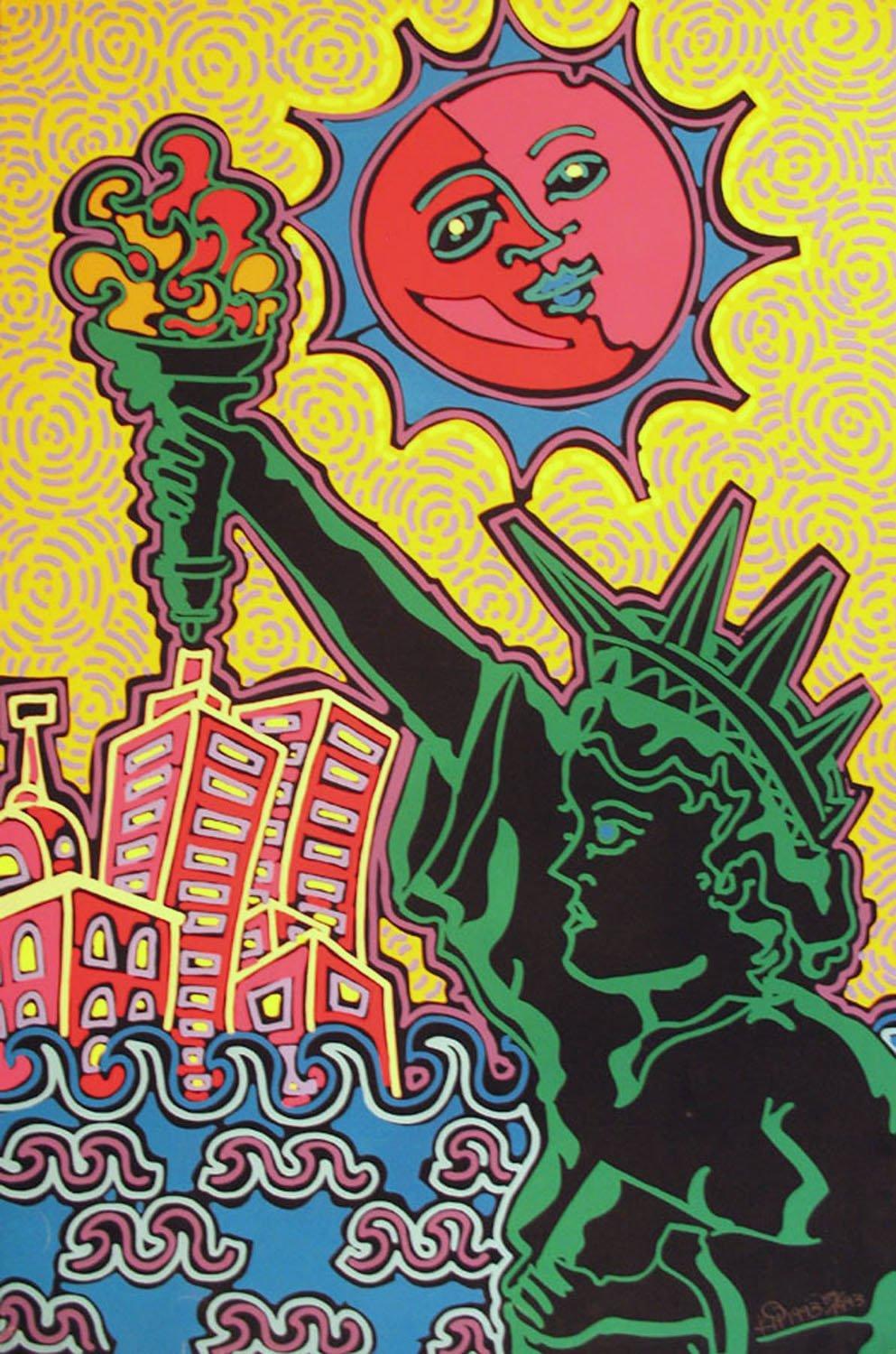 Statue of Liberty Screenprint | Kip Frace,{{product.type}}