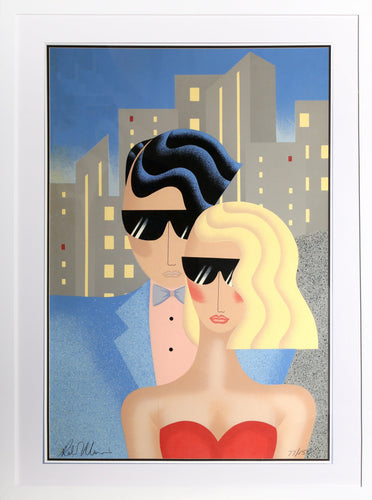 Stepping Out Screenprint | Robin Morris,{{product.type}}