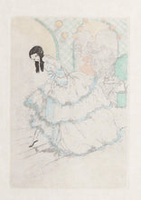 Stepping Up from La Dame aux Camelias Etching | Louis Icart,{{product.type}}