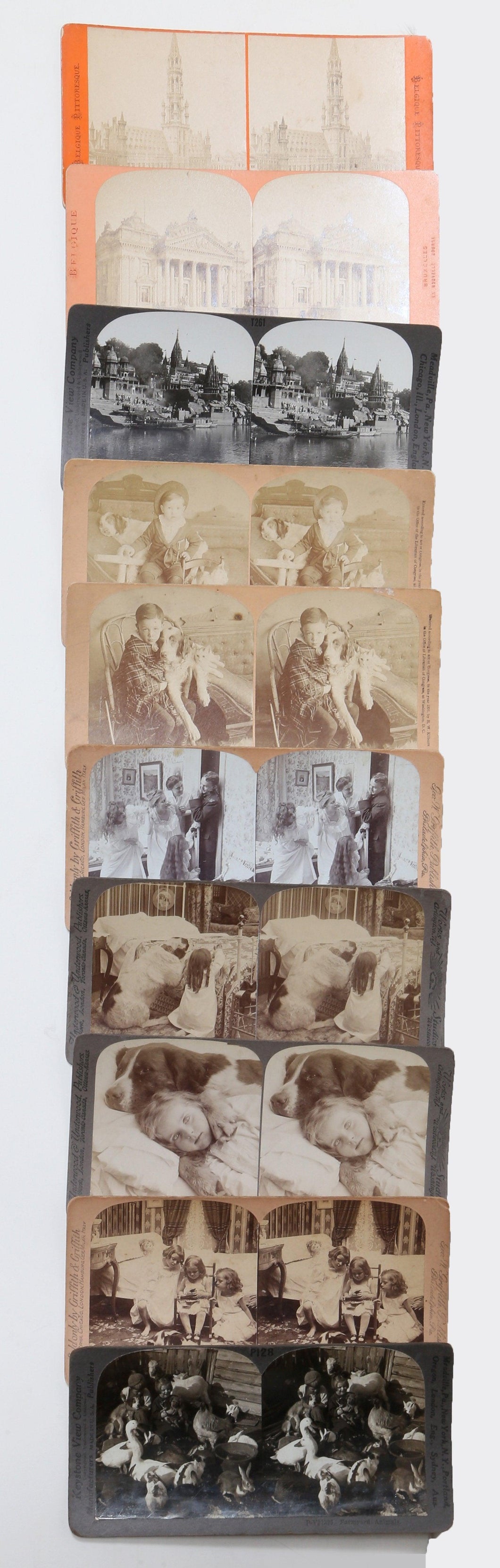 Stereoview Stereoscope Viewfinder Cards - Set of 10 Ephemera | Unknown Artist,{{product.type}}