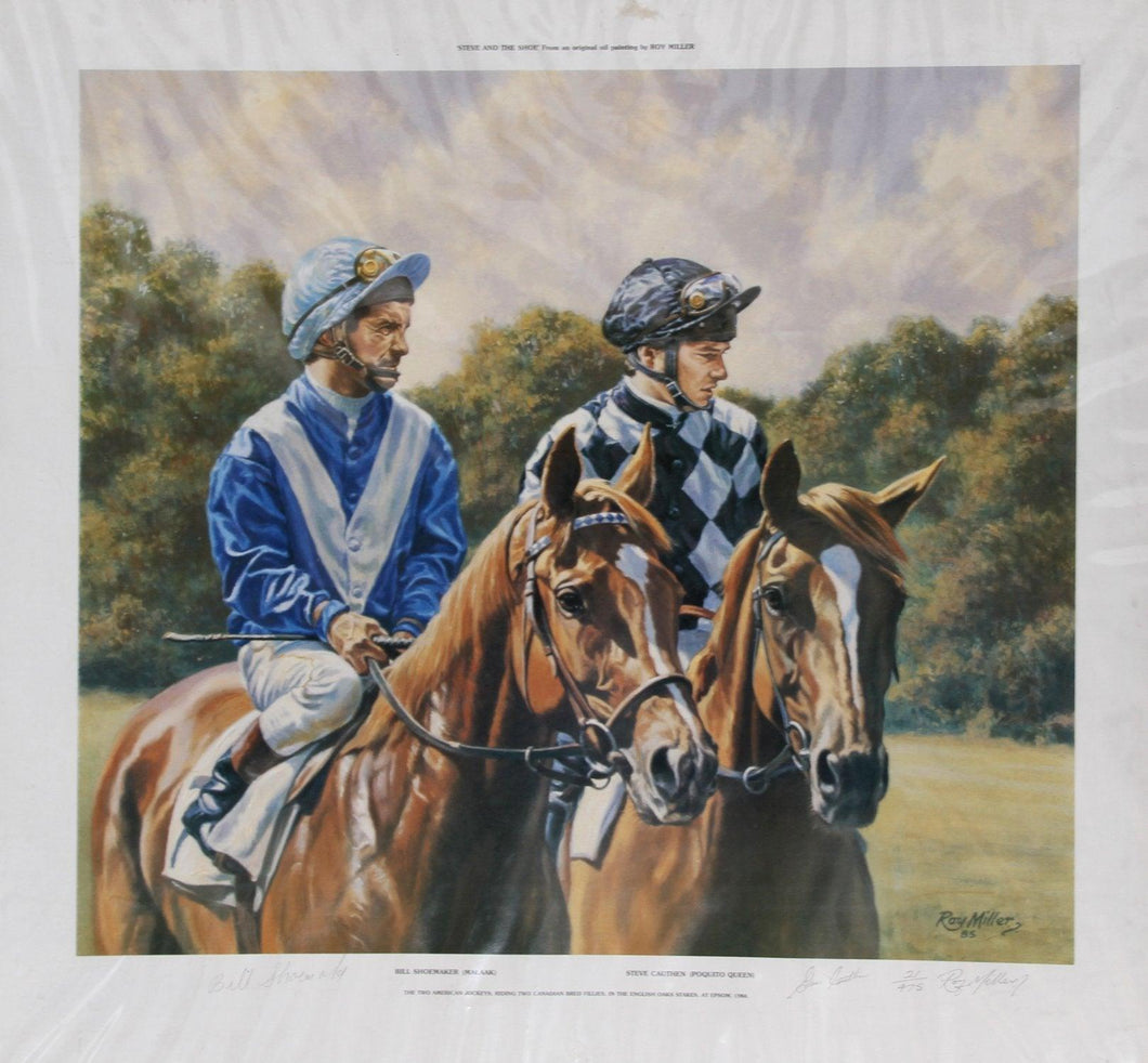 Steve and the Shoe Lithograph | Roy Miller,{{product.type}}