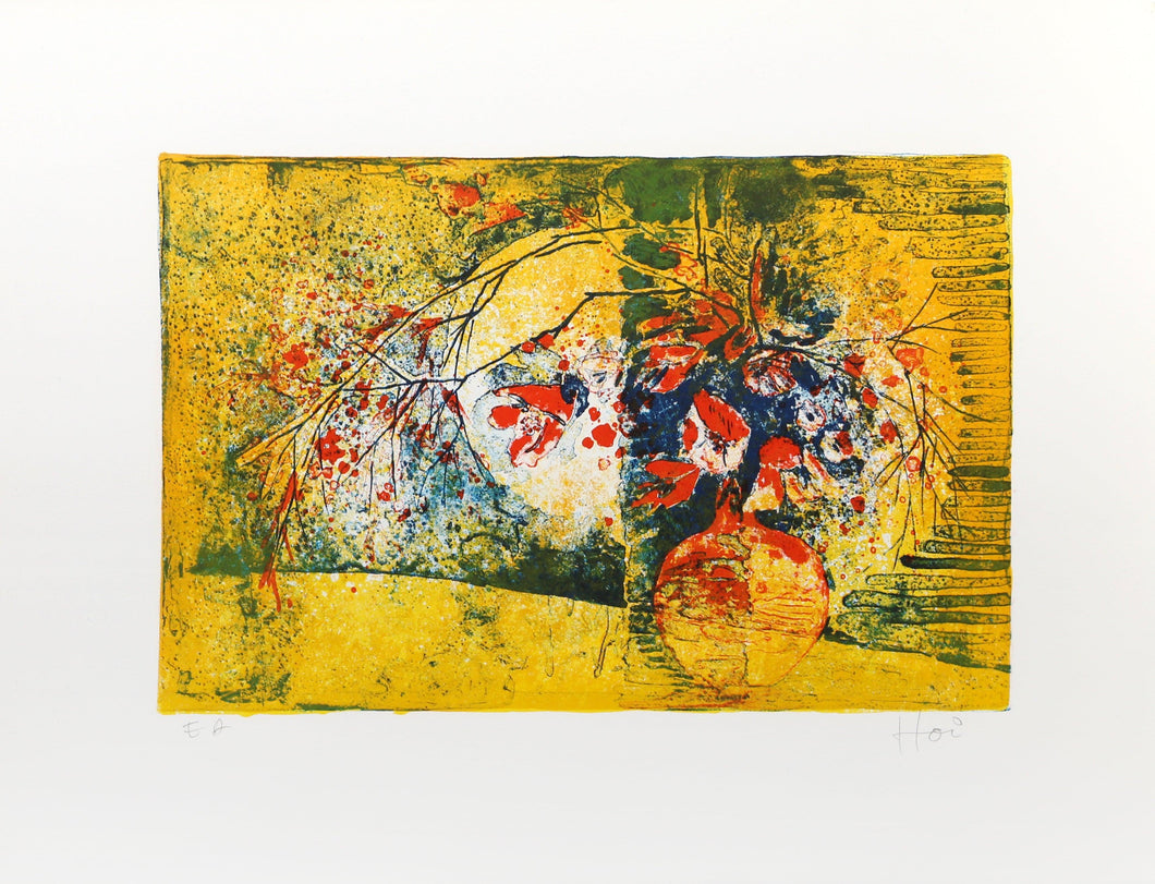 Still Life in Yellow Lithograph | Lebadang (aka Hoi),{{product.type}}