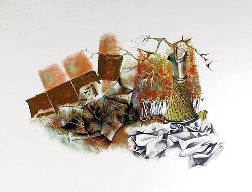 Still Life Lithograph | Siegfried Gerhard Reinhardt,{{product.type}}