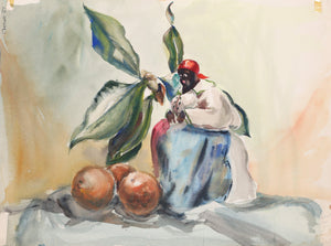 Still Life (P6.1) Watercolor | Eve Nethercott,{{product.type}}