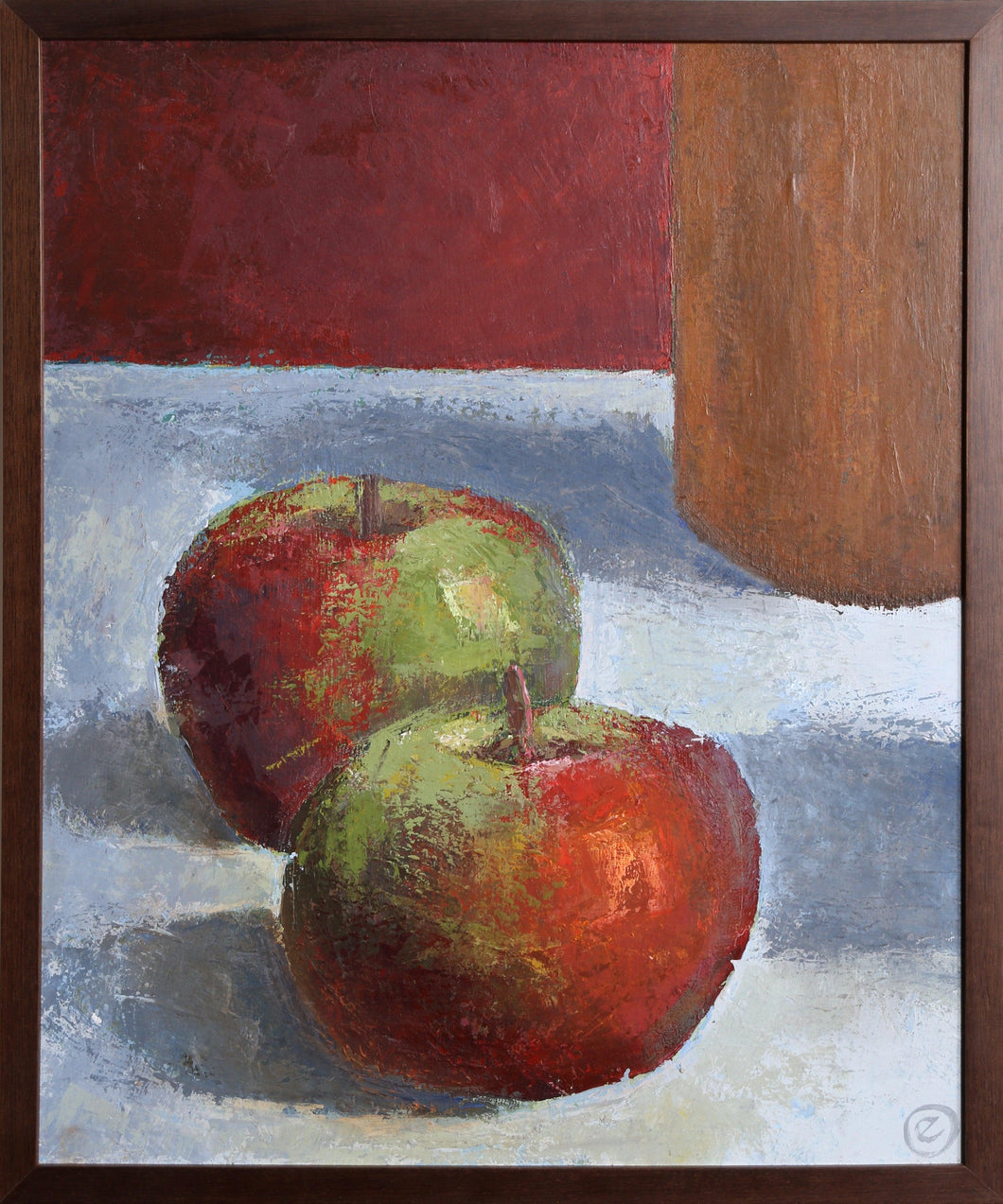 Still Life with Apples Mixed Media | Unknown Artist,{{product.type}}