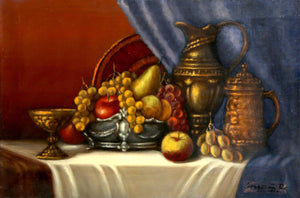 Still Life with Apples Oil | Unknown Artist,{{product.type}}