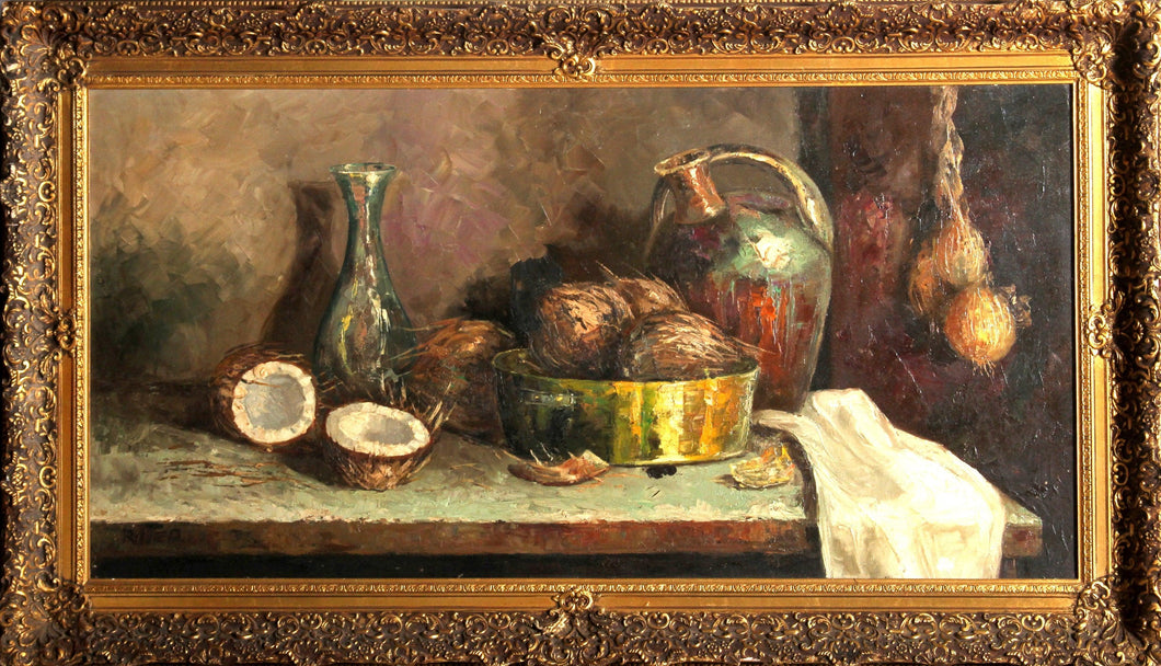 Still Life with Coconuts Oil | Paul Ritter,{{product.type}}