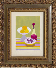 Still Life with Decanter, Lemons, and Figs screenprint | Benjamin Benno,{{product.type}}