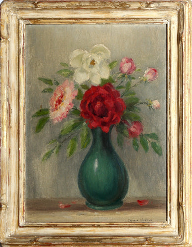 Still Life with Flowers Oil | Gustave Adolph Weigand,{{product.type}}