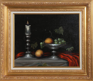 Still Life with Green Grapes Oil | Paul Pinard,{{product.type}}