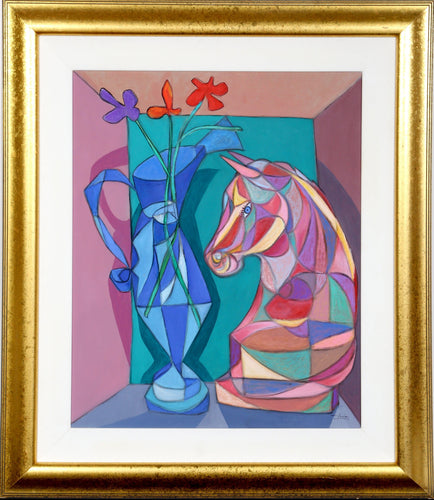 Still Life with Horses Head Oil | Avi Farin,{{product.type}}
