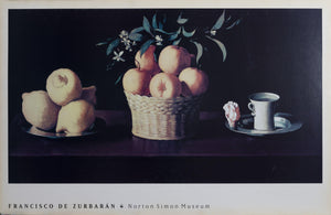 Still Life with Lemons, Oranges, and a Rose Poster | Francisco de Zurbaran,{{product.type}}