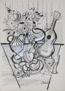 Still Life with Mandolin Ink | Charles Cobelle,{{product.type}}