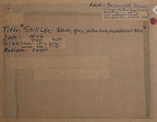 Still Life with Mandolin pastel | Benjamin Benno,{{product.type}}