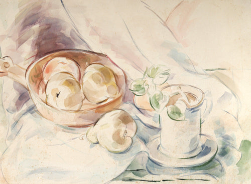 Still Life with Pears Watercolor | Charles Blaze Vukovich,{{product.type}}