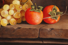 Still Life with Persimmons and Golden Grapes IV Oil | Abraham Straski,{{product.type}}
