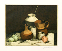 Still Life with Pitchers Etching | Miguel Herrera,{{product.type}}