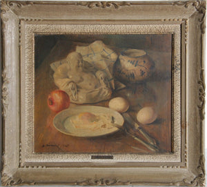 Still Life with Porcelain Buddha Oil | Amedeo Bianchi,{{product.type}}