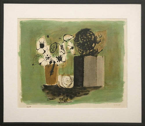 Still Life with Shells Lithograph | Andres Segovia,{{product.type}}