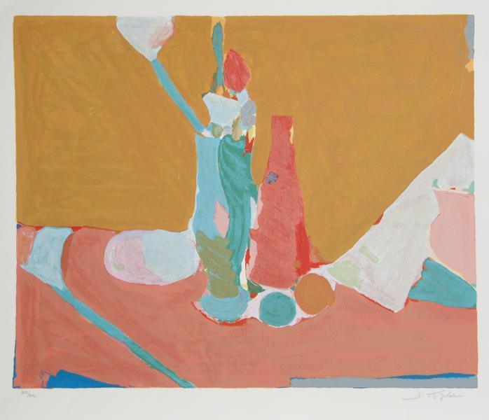 Still Life with Two Vases Screenprint | Samuel Tepler,{{product.type}}