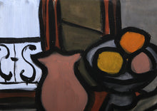 Still Life with Vase and Fruit Gouache | Benjamin Benno,{{product.type}}