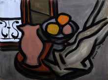 Still Life with Vase and Fruit Gouache | Benjamin Benno,{{product.type}}