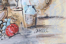 Still Life with Wine and Fruit 1 Acrylic | Charles Cobelle,{{product.type}}