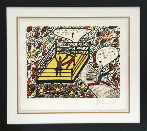 Sting Like a Bee Screenprint | Muhammad Ali,{{product.type}}