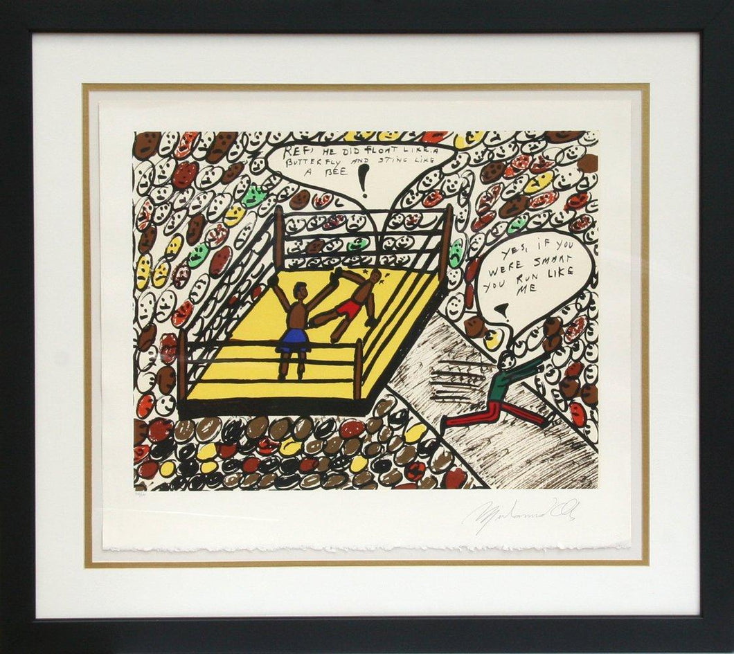 Sting Like a Bee Screenprint | Muhammad Ali,{{product.type}}