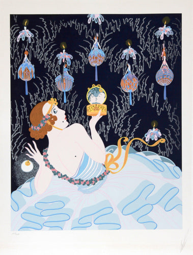 Stolen Kisses Screenprint | Erté,{{product.type}}