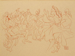 Stompin' at the Savoy Lithograph | Al Hirschfeld,{{product.type}}