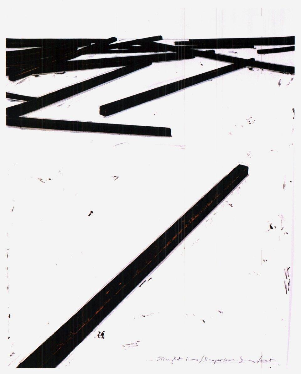 Straight Lines / Dispersion Screenprint | Bernar Venet,{{product.type}}