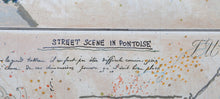 Street Scene in Pontoise Screenprint | Michael Eisemann,{{product.type}}