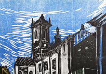 Street Scene with Church I from the Bahia Portfolio Woodcut | Emanoel Araujo,{{product.type}}