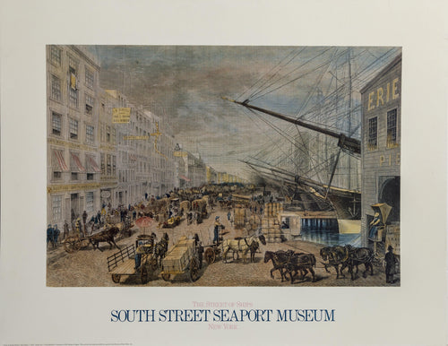 Streets and Ships Poster | Ivan Pranishnikoff,{{product.type}}