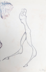 Stretched Alien in Bodysuit Pencil | Jon Robyn,{{product.type}}