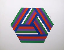 Striped Hexagon Acrylic | Jules Engel,{{product.type}}