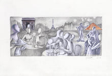 Study for a Transfigured Night Collage | Mark Kostabi,{{product.type}}