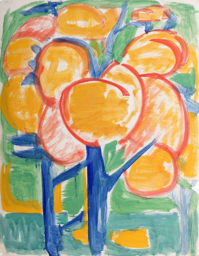 Study From Sunflower Gouache | Theo Hios,{{product.type}}