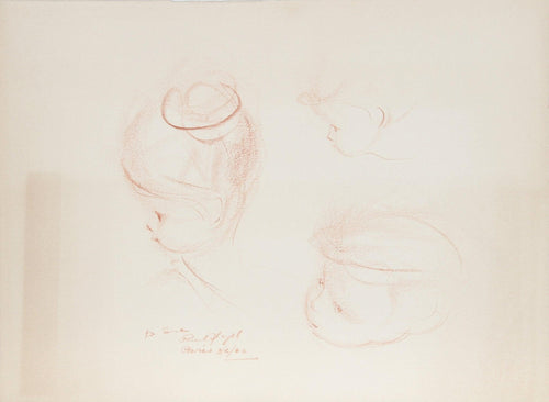 Study of a Baby Pastel | Paul Flegel,{{product.type}}