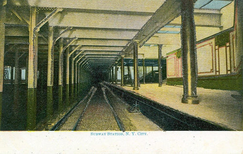 Subway Station, New York City (18th Street, Lexington Ave.) Ephemera | Unknown Artist,{{product.type}}