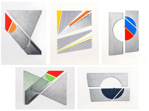 Suite of Five screenprint | Michael Argov,{{product.type}}